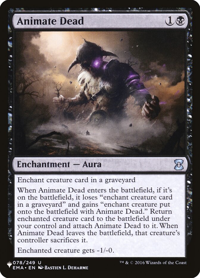 Animate Dead [The List] | Card Merchant Takapuna