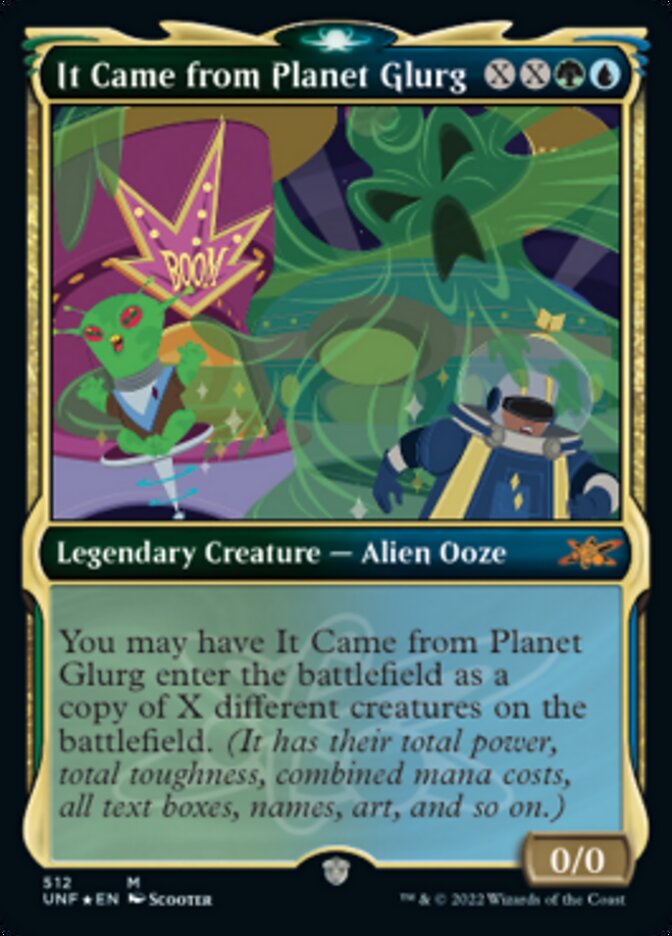 It Came from Planet Glurg (Showcase) (Galaxy Foil) [Unfinity] | Card Merchant Takapuna