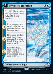 Inventive Iteration // Living Breakthrough (Showcase Soft Glow) [Kamigawa: Neon Dynasty] | Card Merchant Takapuna