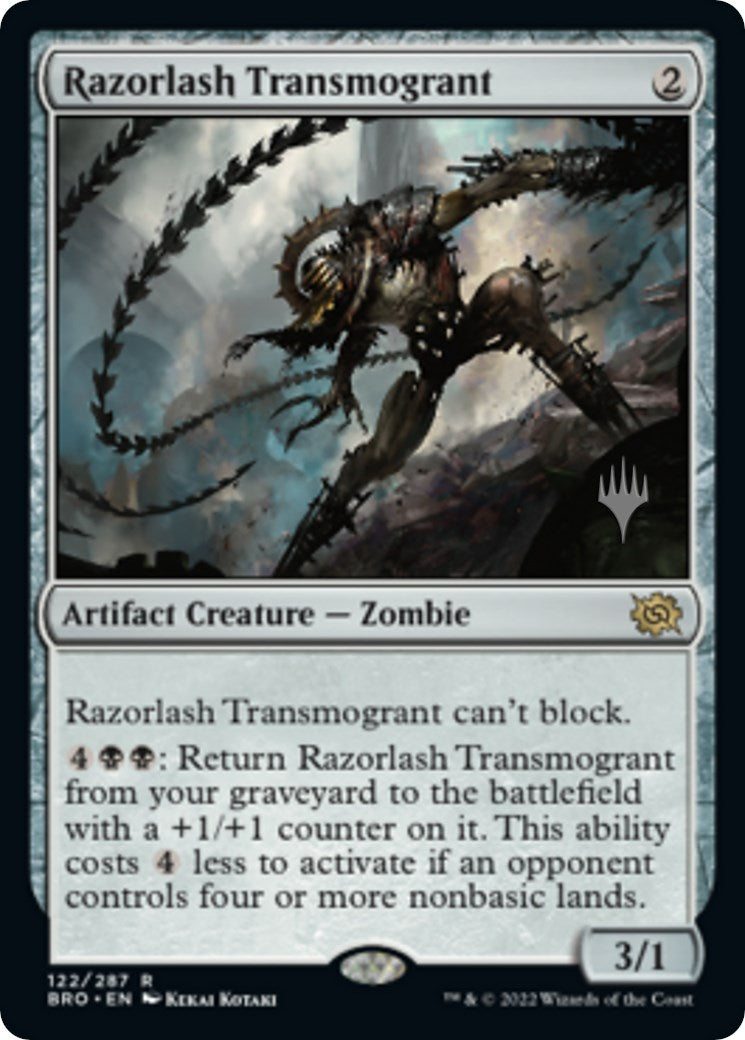 Razorlash Transmogrant (Promo Pack) [The Brothers' War Promos] | Card Merchant Takapuna