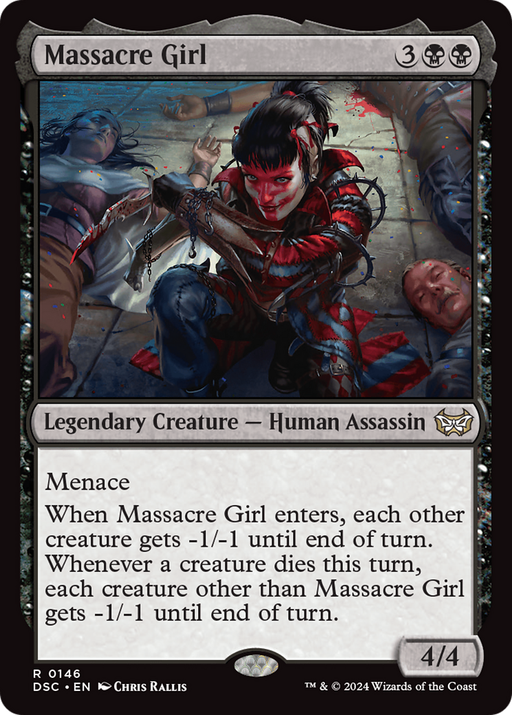 Massacre Girl [Duskmourn: House of Horror Commander] | Card Merchant Takapuna