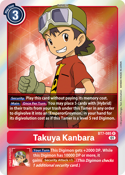 Takuya Kanbara [BT7-085] [Next Adventure] | Card Merchant Takapuna