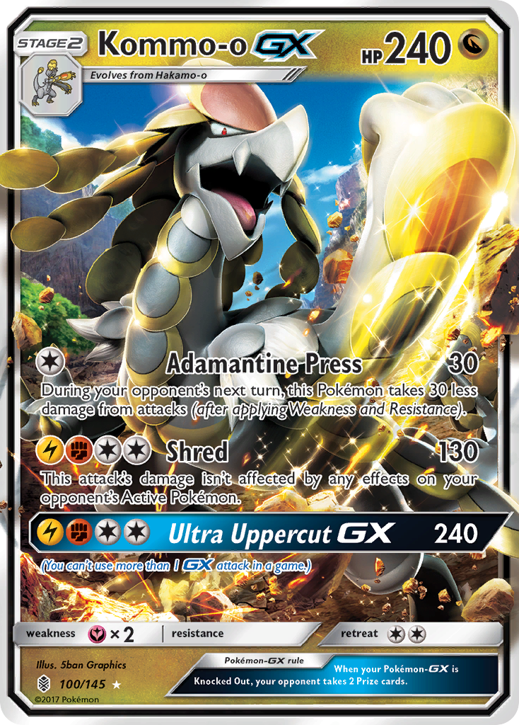 Kommo-o GX (100/145) [Sun & Moon: Guardians Rising] | Card Merchant Takapuna