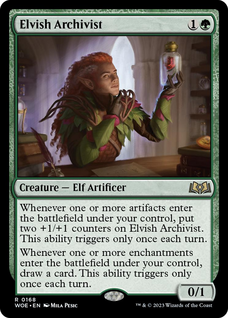 Elvish Archivist [Wilds of Eldraine] | Card Merchant Takapuna