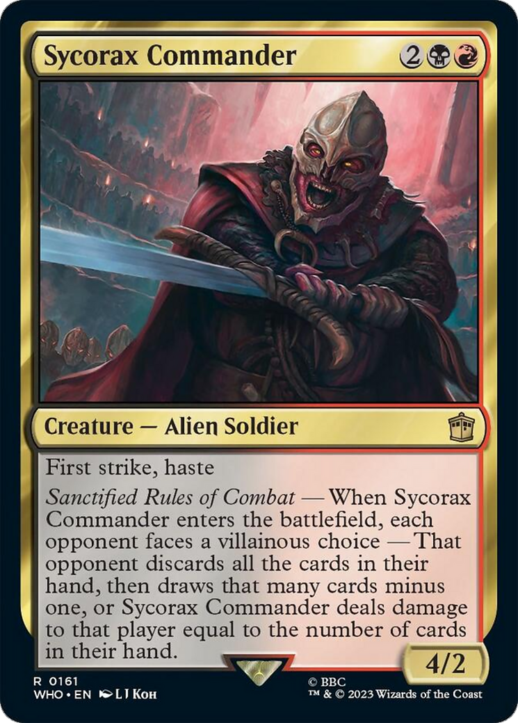 Sycorax Commander [Doctor Who] | Card Merchant Takapuna