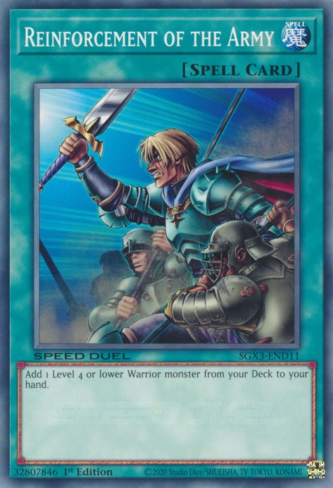 Reinforcement of the Army [SGX3-END11] Common | Card Merchant Takapuna