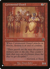 Ceremonial Guard [The List] | Card Merchant Takapuna