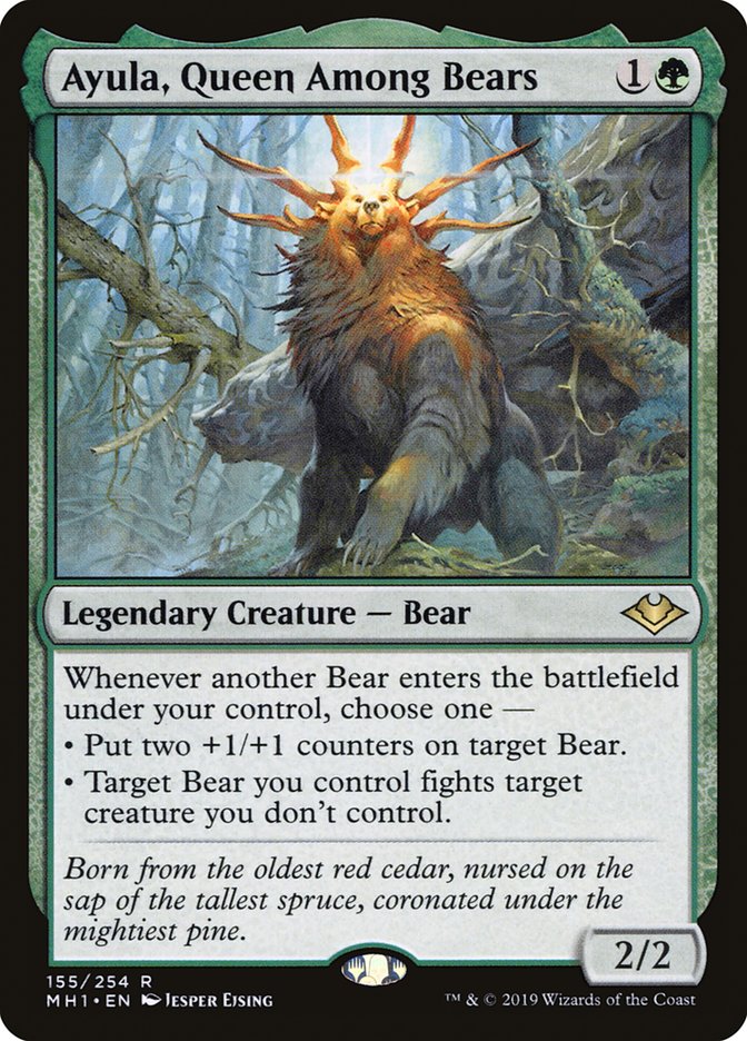 Ayula, Queen Among Bears [Modern Horizons] | Card Merchant Takapuna