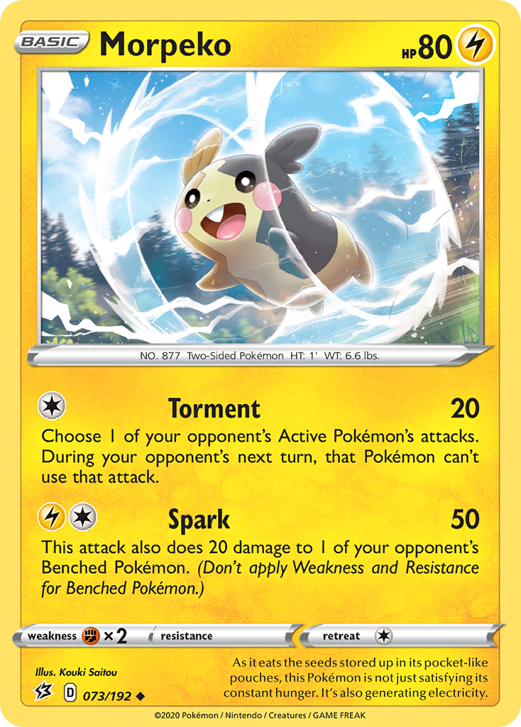 Morpeko (073/192) [Sword & Shield: Rebel Clash] | Card Merchant Takapuna