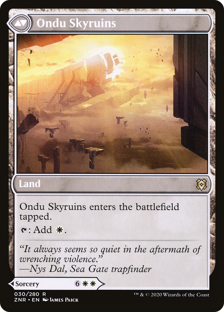 Ondu Inversion // Ondu Skyruins [Secret Lair: From Cute to Brute] | Card Merchant Takapuna