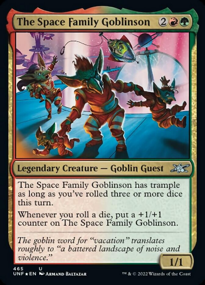 The Space Family Goblinson (Galaxy Foil) [Unfinity] | Card Merchant Takapuna