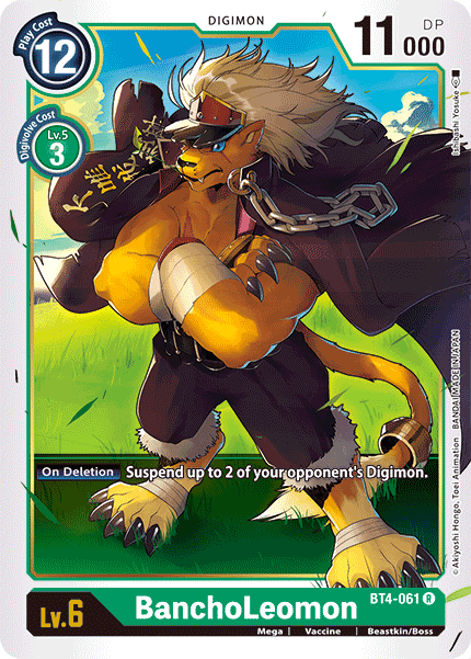 BanchoLeomon [BT4-061] [Great Legend] | Card Merchant Takapuna