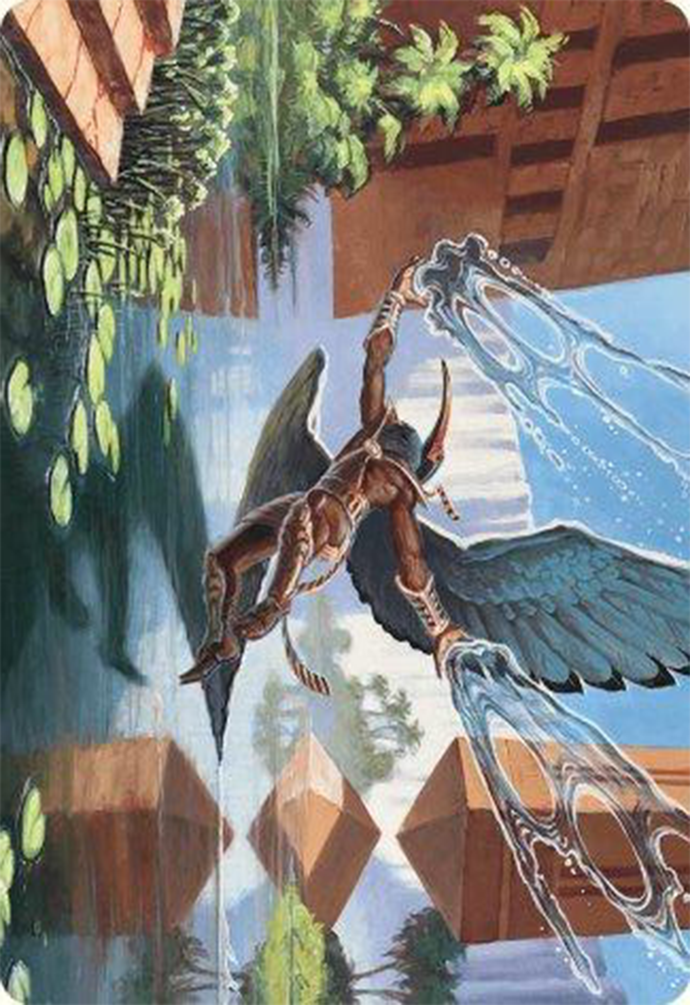 Nadu, Winged Wisdom Art Card [Modern Horizons 3 Art Series] | Card Merchant Takapuna