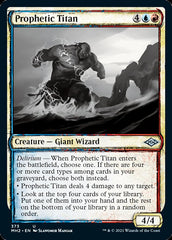 Prophetic Titan (Sketch) [Modern Horizons 2] | Card Merchant Takapuna