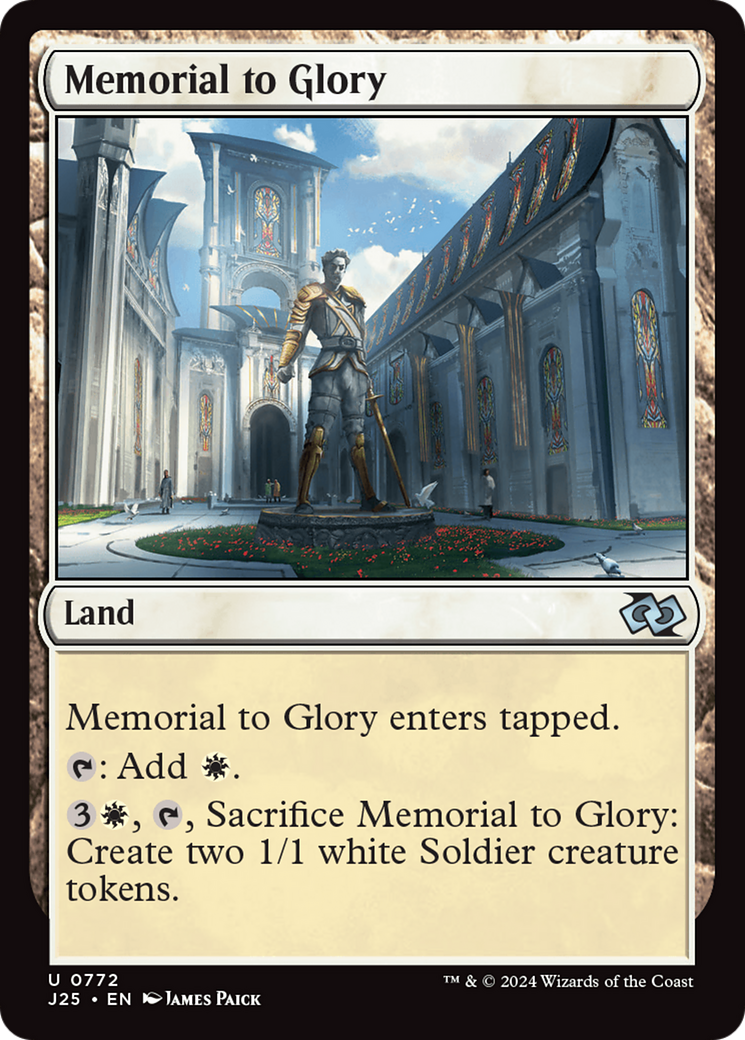 Memorial to Glory [Foundations Jumpstart] | Card Merchant Takapuna