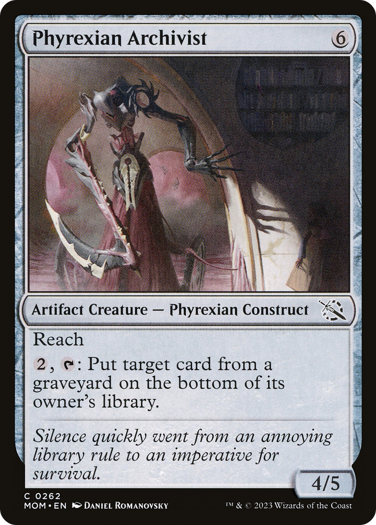 Phyrexian Archivist [March of the Machine] | Card Merchant Takapuna