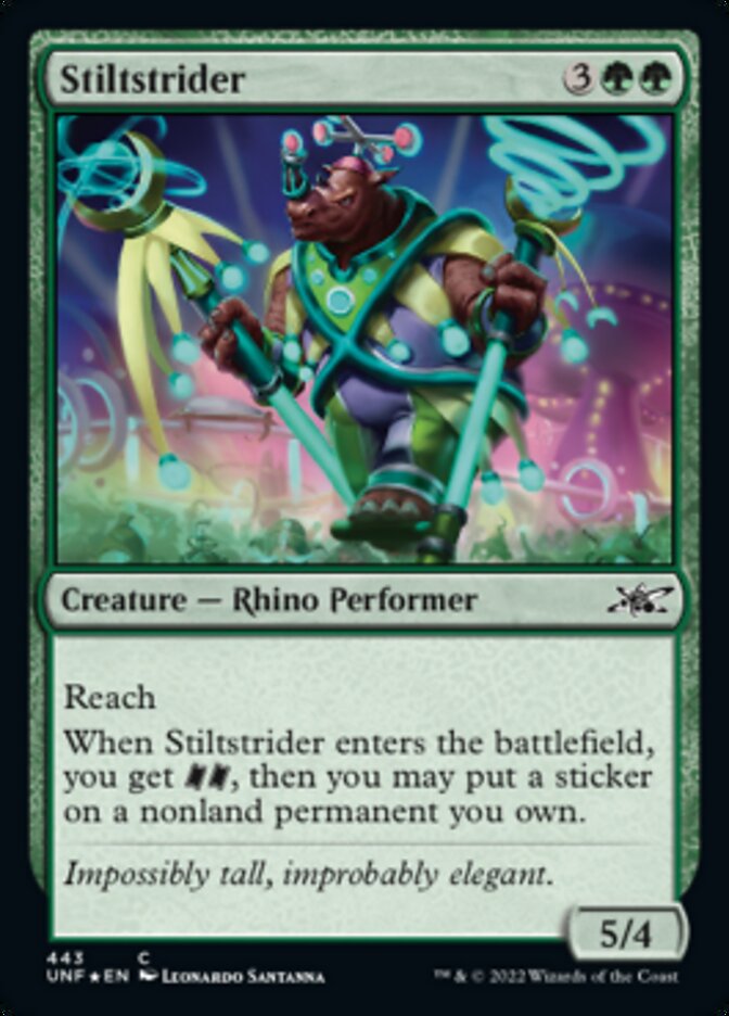 Stiltstrider (Galaxy Foil) [Unfinity] | Card Merchant Takapuna