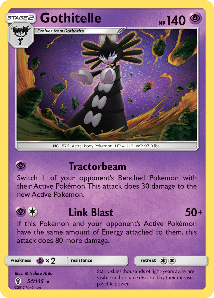 Gothitelle (54/145) [Sun & Moon: Guardians Rising] | Card Merchant Takapuna