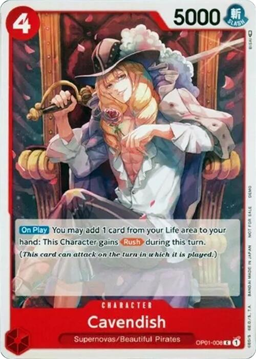 Cavendish [One Piece Demo Deck Cards] | Card Merchant Takapuna