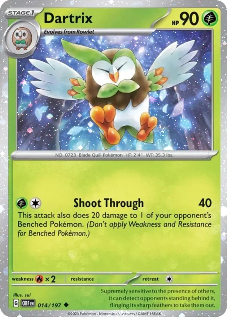 Dartrix (014/197) (Cosmos Holo) [Miscellaneous Cards] | Card Merchant Takapuna