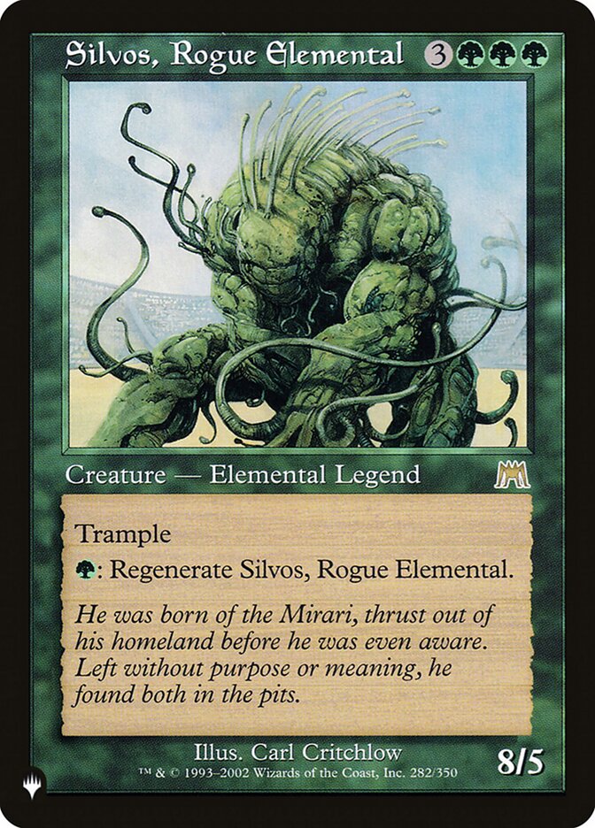 Silvos, Rogue Elemental [The List] | Card Merchant Takapuna