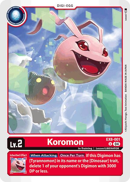 Koromon [EX8-001] [Chain of Liberation] | Card Merchant Takapuna