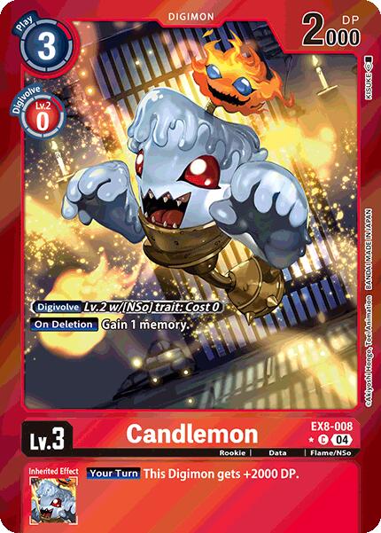 Candlemon [EX8-008] (Limited Foil) [Chain of Liberation] | Card Merchant Takapuna