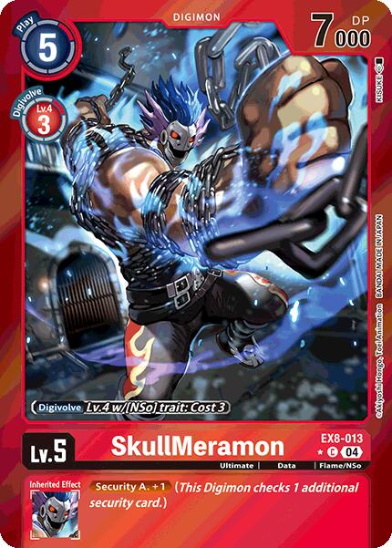 SkullMeramon [EX8-013] (Limited Foil) [Chain of Liberation] | Card Merchant Takapuna