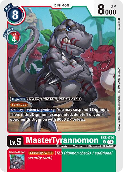 MasterTyrannomon [EX8-014] [Chain of Liberation] | Card Merchant Takapuna