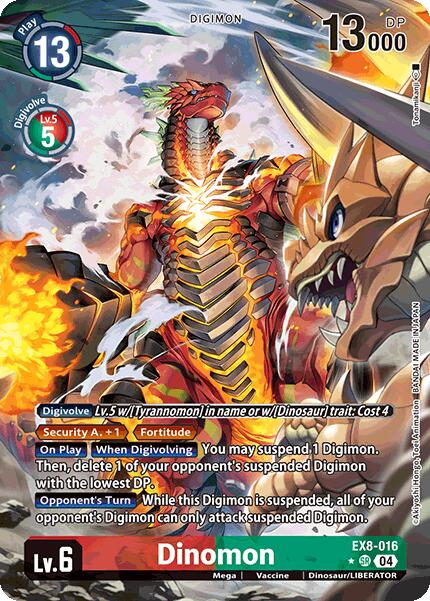 Dinomon [EX8-016] (Alternate Art) [Chain of Liberation] | Card Merchant Takapuna