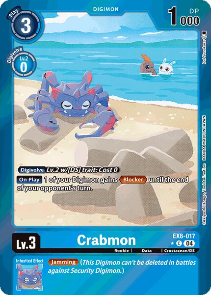 Crabmon [EX8-017] (Limited Foil) [Chain of Liberation] | Card Merchant Takapuna