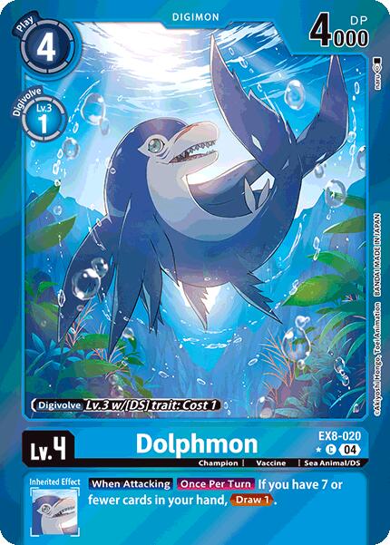 Dolphmon [EX8-020] (Limited Foil) [Chain of Liberation] | Card Merchant Takapuna