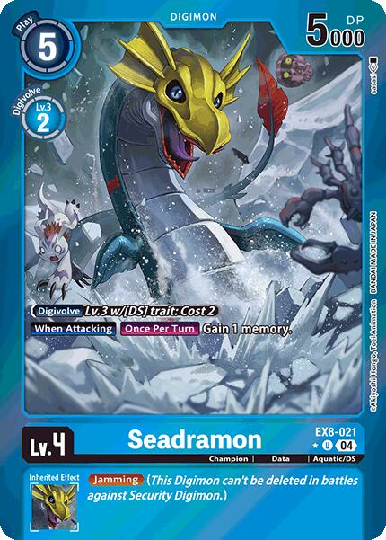 Seadramon [EX8-021] (Limited Foil) [Chain of Liberation] | Card Merchant Takapuna