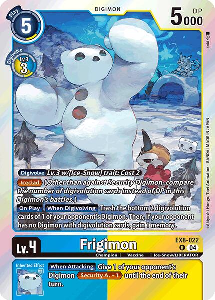 Frigimon [EX8-022] [Chain of Liberation] | Card Merchant Takapuna