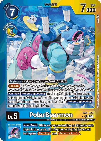 PolarBearmon [EX8-023] (Limited Foil) [Chain of Liberation] | Card Merchant Takapuna