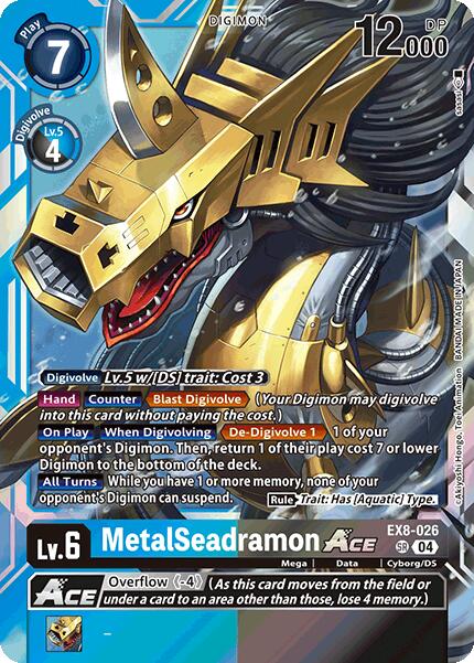 MetalSeadramon ACE [EX8-026] [Chain of Liberation] | Card Merchant Takapuna