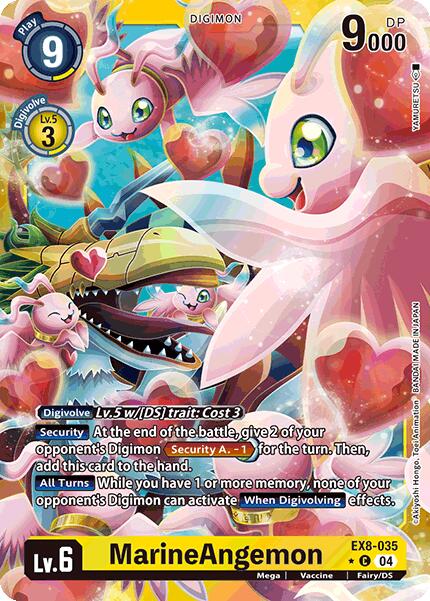 MarineAngemon [EX8-035] (Limited Foil) [Chain of Liberation] | Card Merchant Takapuna