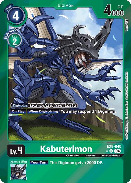 Kabuterimon [EX8-040] (Limited Foil) [Chain of Liberation] | Card Merchant Takapuna