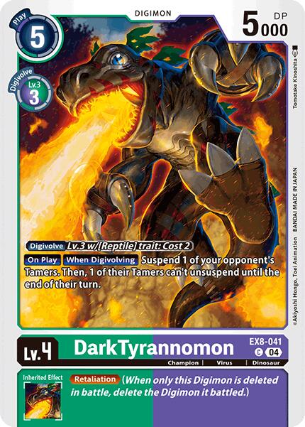 DarkTyrannomon [EX8-041] [Chain of Liberation] | Card Merchant Takapuna