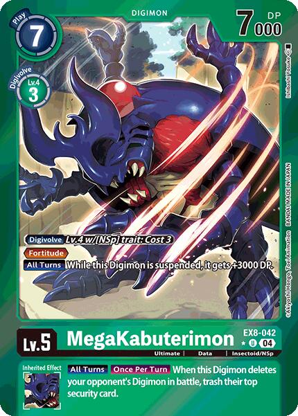 MegaKabuterimon [EX8-042] (Limited Foil) [Chain of Liberation] | Card Merchant Takapuna