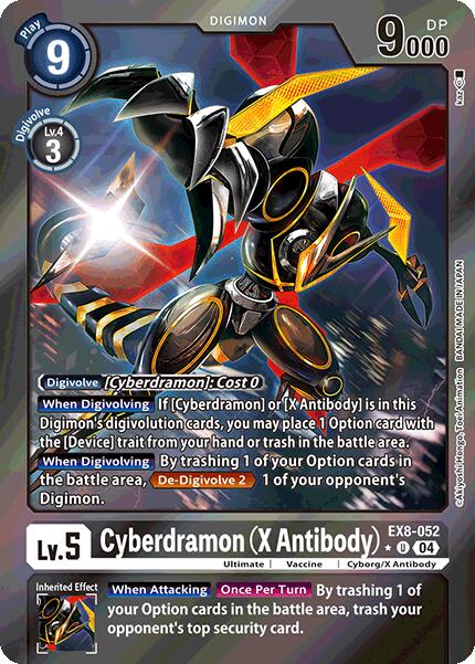 Cyberdramon [EX8-052] (X Antibody) (Limited Foil) [Chain of Liberation] | Card Merchant Takapuna