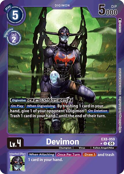 Devimon [EX8-059] (Limited Foil) [Chain of Liberation] | Card Merchant Takapuna