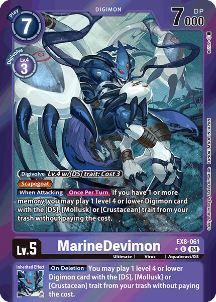 MarineDevimon [EX8-061] (Limited Foil) [Chain of Liberation] | Card Merchant Takapuna