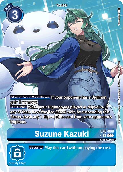 Suzune Kazuki [EX8-066] (Alternate Art) [Chain of Liberation] | Card Merchant Takapuna