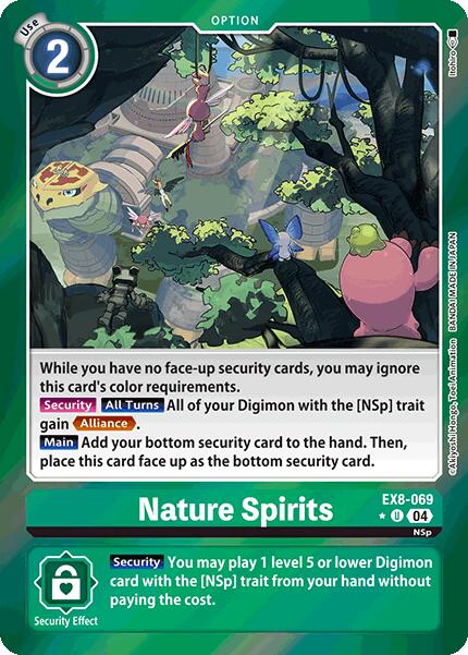 Nature Spirits [EX8-069] (Limited Foil) [Chain of Liberation] | Card Merchant Takapuna