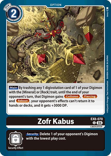 Zofr Kabus [EX8-070] [Chain of Liberation] | Card Merchant Takapuna