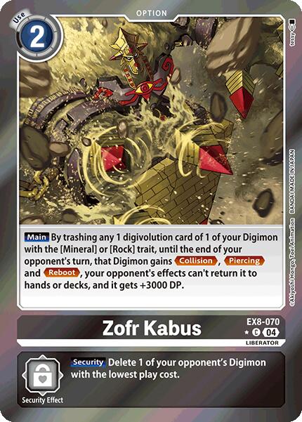 Zofr Kabus [EX8-070] (Limited Foil) [Chain of Liberation] | Card Merchant Takapuna