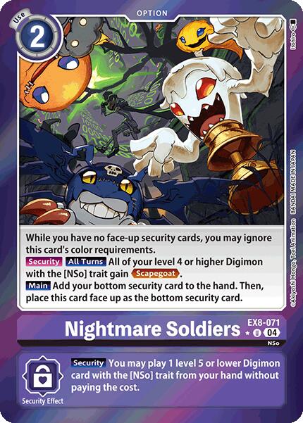 Nightmare Soldiers [EX8-071] (Limited Foil) [Chain of Liberation] | Card Merchant Takapuna