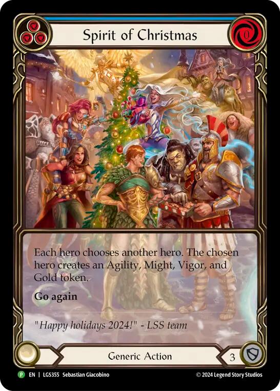 Spirit of Christmas (Cold Foil) [LGS355] (Promo)  Cold Foil | Card Merchant Takapuna