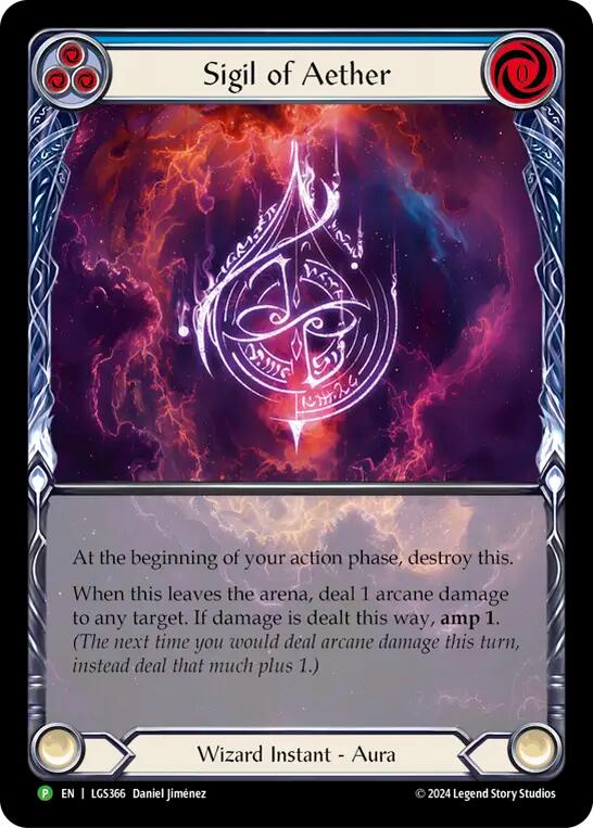 Sigil of Aether (Rainbow Foil) [LGS366] (Promo)  Rainbow Foil | Card Merchant Takapuna